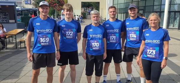 Unser Team beim Benefizlauf Merseburg auf der Klia-Platte in Merseburg