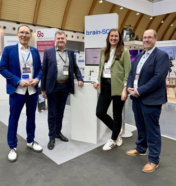 Thomas Seidel, Sirko Scheffler, Christin Letz & Ronald Schettler v.l. &copy; brain-SCC GmbH