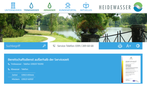 Startseite heidewasser.de