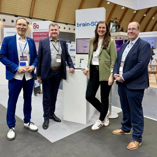Thomas Seidel, Sirko Scheffler, Christin Letz & Ronald Schettler v.l. &copy; brain-SCC GmbH
