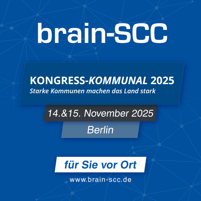 Kongress-kommunal 2025 Kalender brain SCC Anzeige 1080x1080px 2025 kongress kommunal