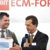 Verleihung FP-Award durch Hans Szymanski, Vorstand Francotyp-Postalia Holding AG an Sirko Scheffler, Geschäftsführer brain-SCC GmbH (v.r.n.l) - Fotografie Hannover Daniel Möller