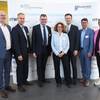 Jens Heinrich (Geschäftsführer ccc software gmbh | Vorstandsvorsitzender Cluster IT Mitteldeutschland), Marco Langhof (Geschäftsführender Gesellschafter TELEPORT Gruppe), Sirko Scheffler (Geschäftsführer brain-SCC GmbH), Dr. Daniela Dylakiewicz (Amtschefin und Beauftragte für Digitalisierung und Verwaltungsmodernisierung der Sächsischen Staatskanzlei), Sebastian Rauer (Geschäftsführer bei Lecos GmbH), Maria Christina Rost (Landesbeauftragte für den Datenschutz Sachsen-Anhalt) v.l.