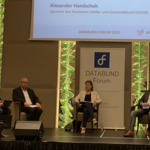 GAIA-X Panel - Sirko Scheffler, Alexander Handschuh, Tina Siegfried, Dr. Rolf Beyer (v.l.)