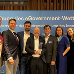 Gruppenfoto Digitale Baugenehmigung