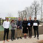 Christian Butzkies, Peggy Grünke, Sirko Scheffler, Elisabeth Weber, Martin Wolter, Martin K. Halliger (v.l.) © brain-SCC GmbH Christian Butzkies, Peggy Grünke, Sirko Scheffler, Elisabeth Weber, Martin Wolter, Martin K. Halliger (v.l.)