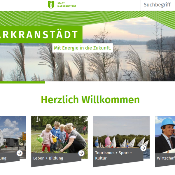 Internetseite Stadt Markranstädt