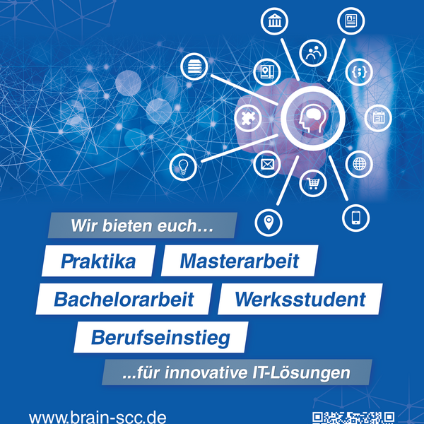 brain SCC Broschuere HS Firmenkontaktmesse Preview