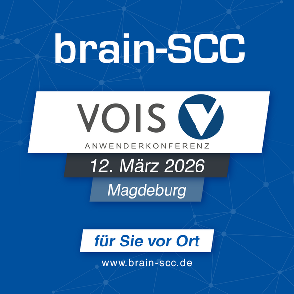 Kalender brain SCC Anzeige 1080x1080px 2026 vois anwenderkonferenz 1 magdeburg