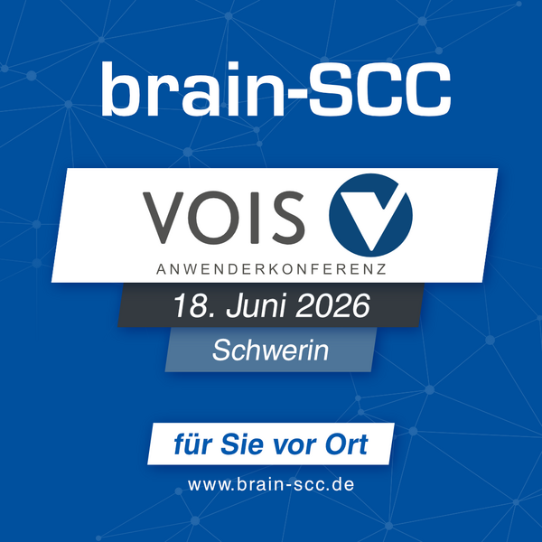 Kalender brain SCC Anzeige 1080x1080px 2026 vois anwenderkonferenz 3 schwerin