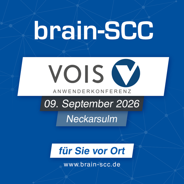 Kalender brain SCC Anzeige 1080x1080px 2026 vois anwenderkonferenz 4 neckarsulm