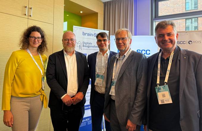Antje Buschschulte, Bernd Schlömer, Christian Butzkies, Marco Anschütz & Sirko Scheffler v.l. © brain-SCC GmbH Antje Buschschulte, Bernd Schlömer, Christian Butzkies, Marco Anschütz & Sirko Scheffler v.l.
