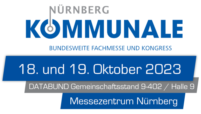 Besuchen Sie uns auf dem DATABUND Gemeinschaftsstand 9-402 / Halle 9